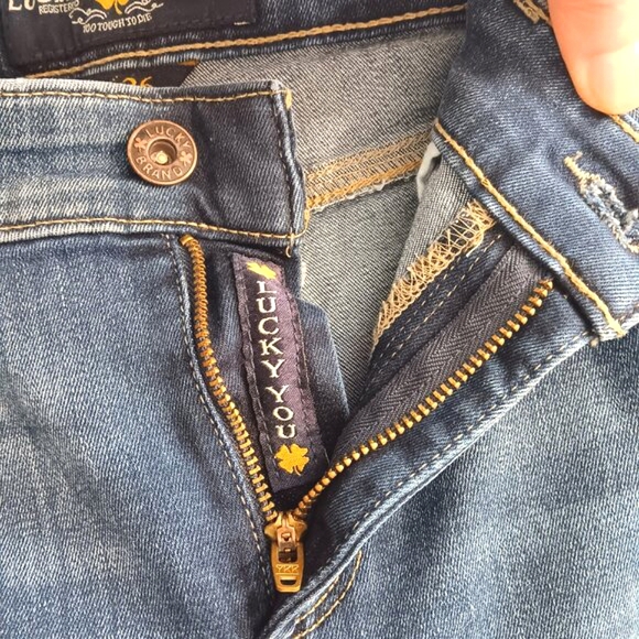 Lucky Brand Skinny Jeans Ava Medium Wash Women's Size 26 - Picture 4 of 16